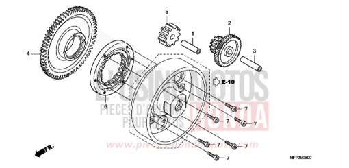 EMBRAYAGE DE DEMARRAGE CB1300SA8 de 2008